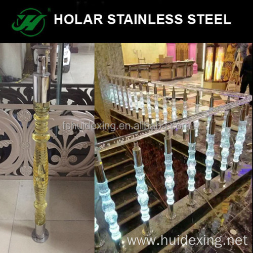 Stainless Steel Crystal Balustrade